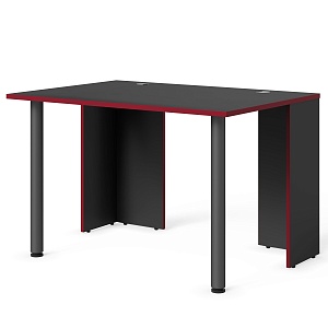 Игровой компьютерный стол SKILLL SSTG 1385.2, антрацит/красный, 1200х850х750 мм